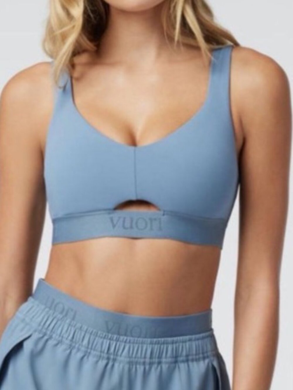 Vuori Elevate Daily Bra in Cloud, Size Medium